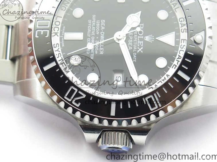 0107 Sea-Dweller DEEPSEA 116660 GMF 316L Steel Black Dial on SS Bracelet A UrbanChic 2959